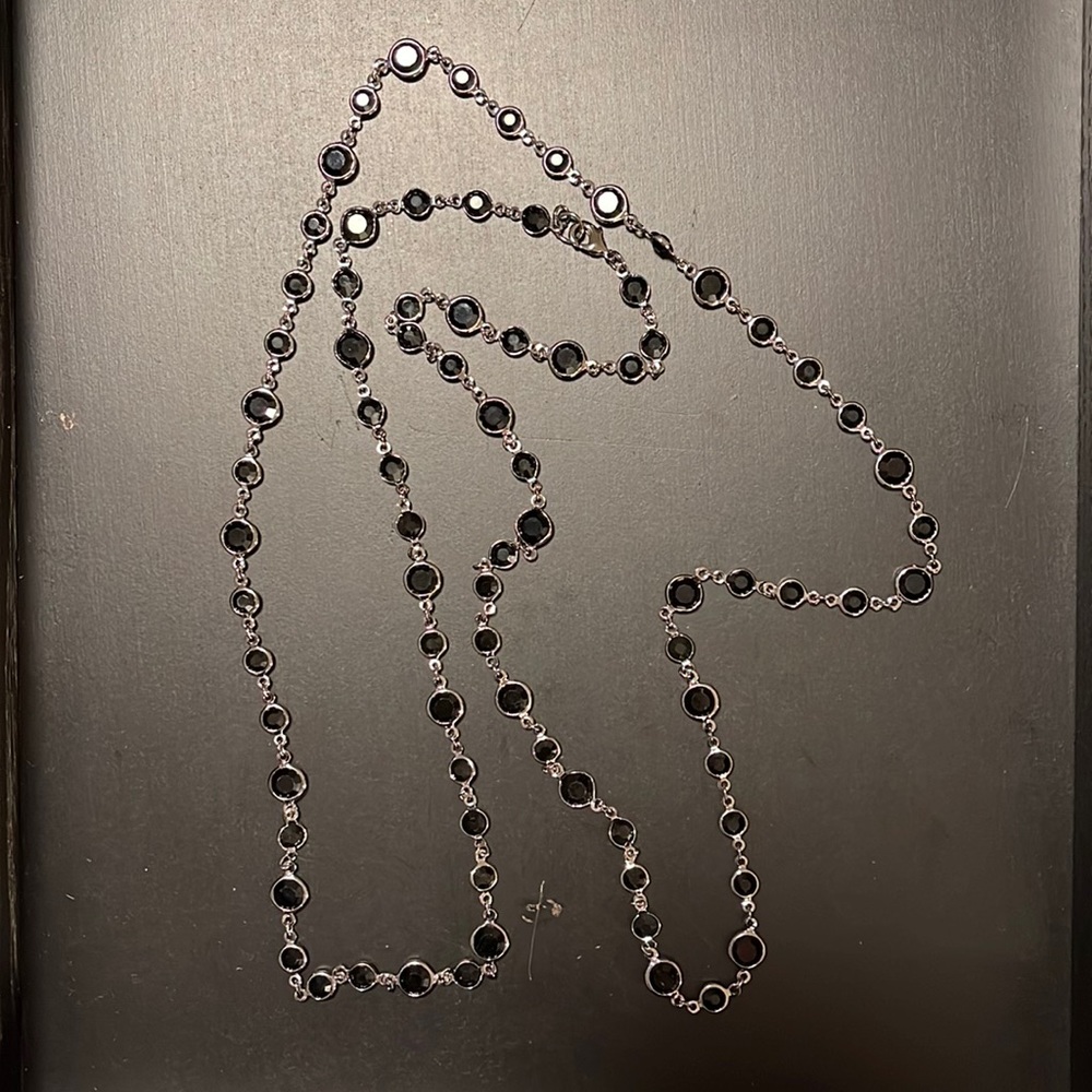 Cristabelle Jet 47 inch Necklace